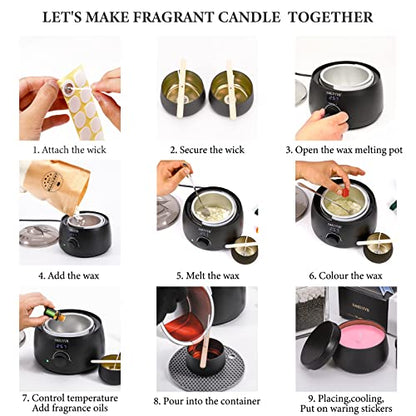 Candle Making Kit for Adults with Hot Plate