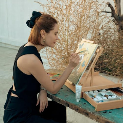 Portable Tabletop Easel for Painting