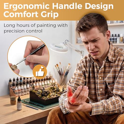 Drybrush Miniature Paint Brushes