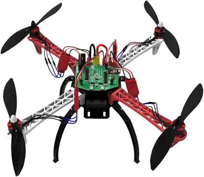 Educational DIY STEM Drone Kit, 80+ Parts, Learn Robotics, Coding & Mechanical Design| Build your drone at home with easy assembly and Interactive Block Coding