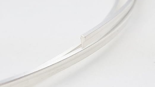 1 Foot 925 Sterling Silver Strip Wire Line Fancy Pattern Stepped Bezel Wrapping Setting Made in USA by CRAFT WIRE