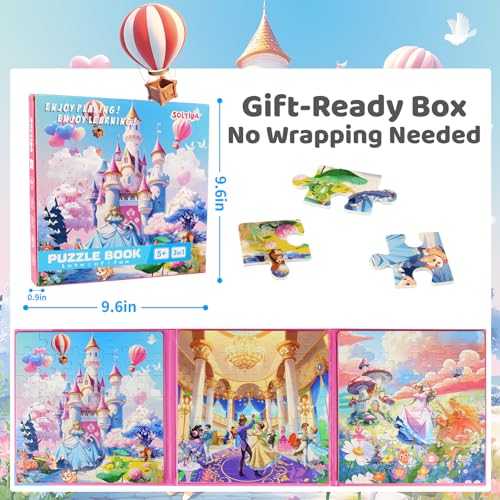 Magnetic Puzzles for Girls 4 (126 Count)