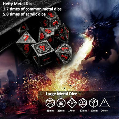 Metal DND Dice Set