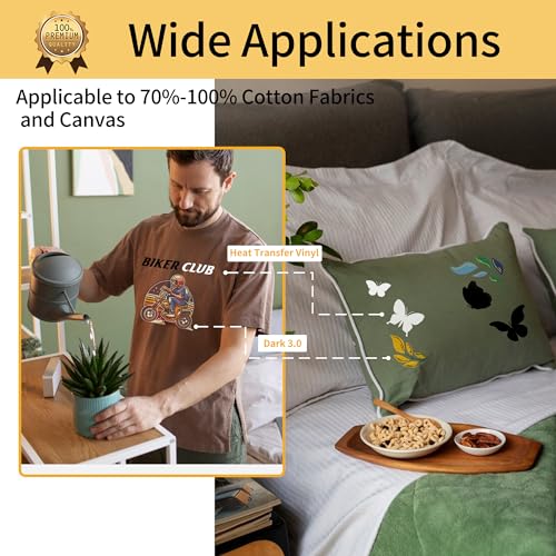 Iron on Heat Transfer Paper for Dark Fabric (15.28 Ounce)