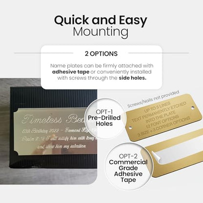 Custom Engraved Name Plates