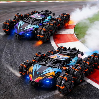 Cool 8 Wheels Hand Controlled rc Stunt Car Toys