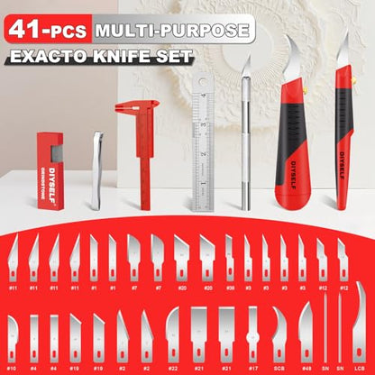 41 Piece Exacto Knife Set (41 Count)