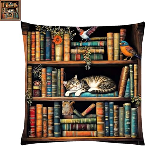 Stamped Cross Stitch Kits for Adults Beginners Pillow Needlepoint Kit with Embroidery Pattern Needlework Kit Prestamped Stitches Kit 11CT Cross Stitching
