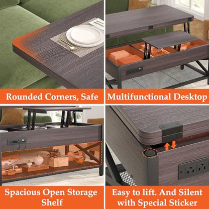 Coffee Table Lift Top Multi