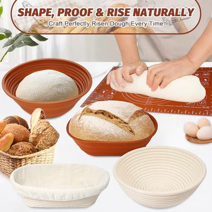 Sourdough Starter Kit with Enamel Cast Iron Pot