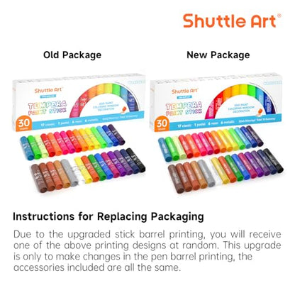 Tempera Paint Sticks 30 Colors