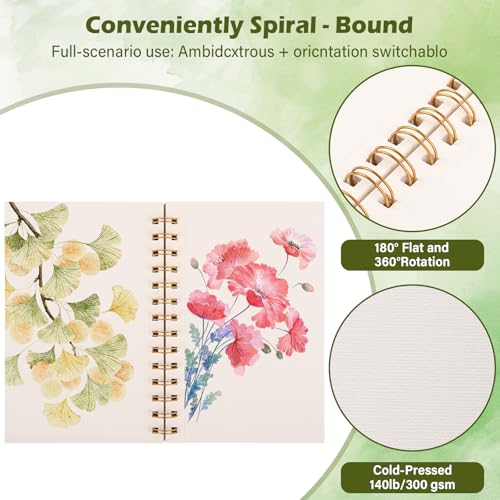 Watercolor Paper Pad 3.5x5.5 Inch (30 Count)