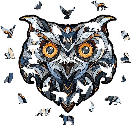 Eagle OWL S Wooden Jigsaw Puzzle