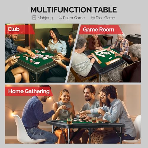 39.5" Foldable Mahjong Table