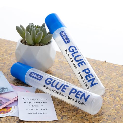 BAZIC Washable Glue Pen 1.7 Oz. (72 Count)