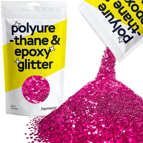 Resin Glitter Dark Rose Pink 100g Extra Chunky (3.5274 Ounce)