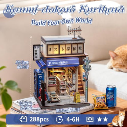 Book Nook Kit DIY Miniature House Japanese Convenience Store