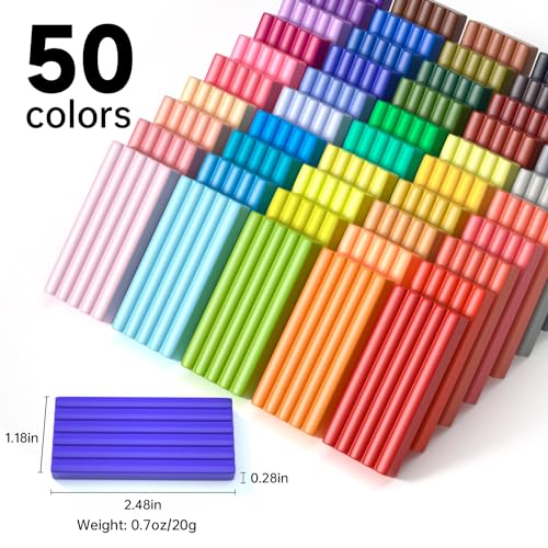 Polymer Clay Kit (50 Count)