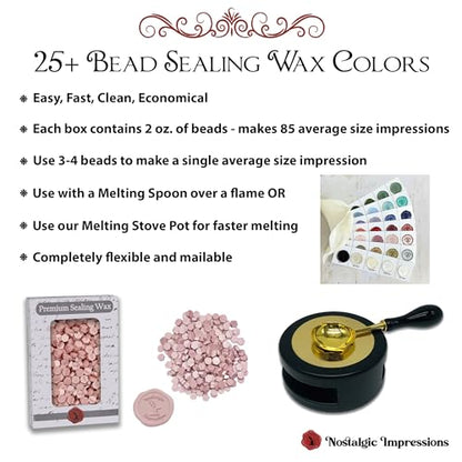 Custom Monogram Wax Seal Stamp
