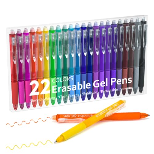 Erasable Gel Pens (22 Count)