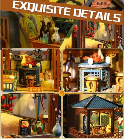 DIY Miniature House Kit for Adults