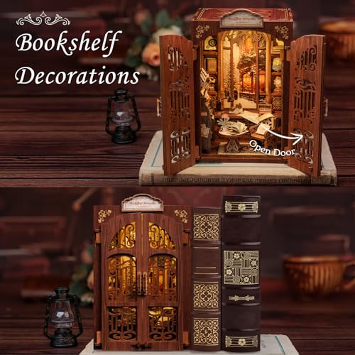 Book Nook Kit DIY Miniature House Dollhouse Bookstore