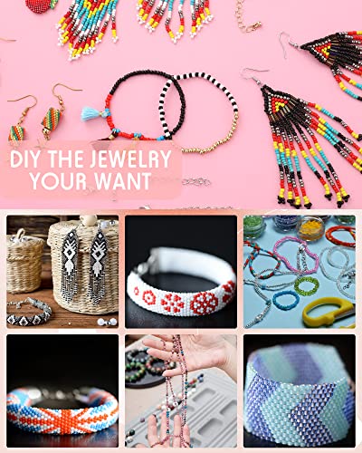 Bead Loom Kit Beading Supplies 2 mm Seed Beads DIY Craft