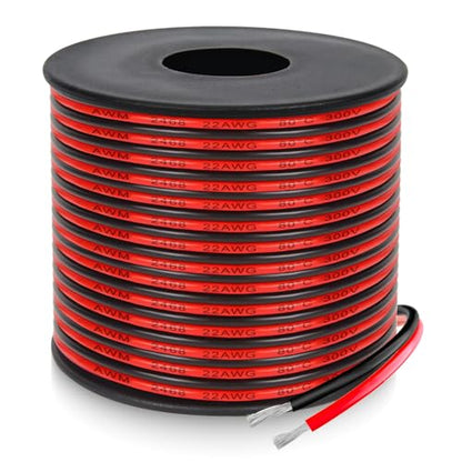 22 Gauge 2 Conductor PVC Tinned Copper Electrical Wire