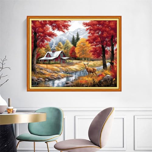 Cross Stitch Kits for Beginners Stamped Cross