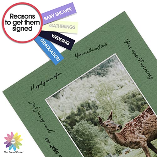 Mat Board Center 10 Pack 8x10 Photo Mats for 5x7 Picture