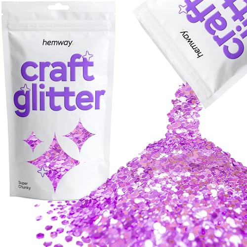 Craft Glitter Lavender Purple 100g Super Chunky Glitter (100 grams)