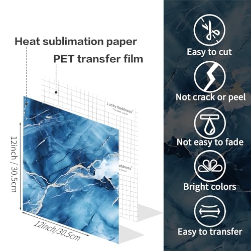 Sublimation Transfer Sheets for Heat Press Machine (12 Count)