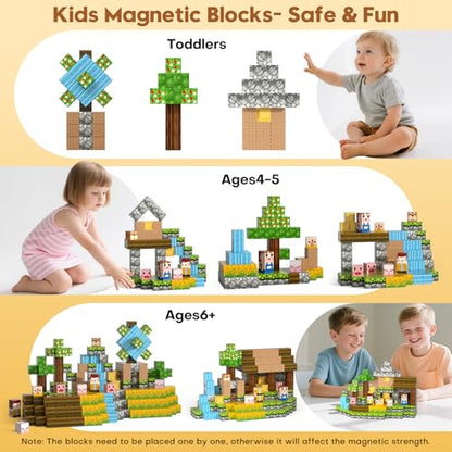 100pcs Magnetic Blocks (100 Count)