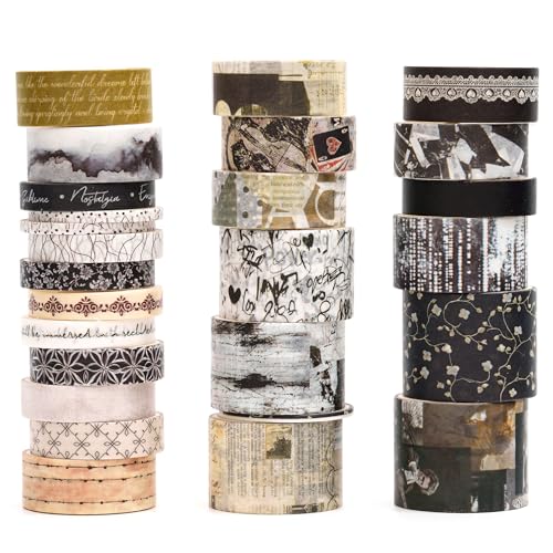 Vintage Washi Tape Set (24 Count)