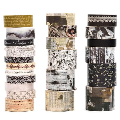 Vintage Washi Tape Set (24 Count)