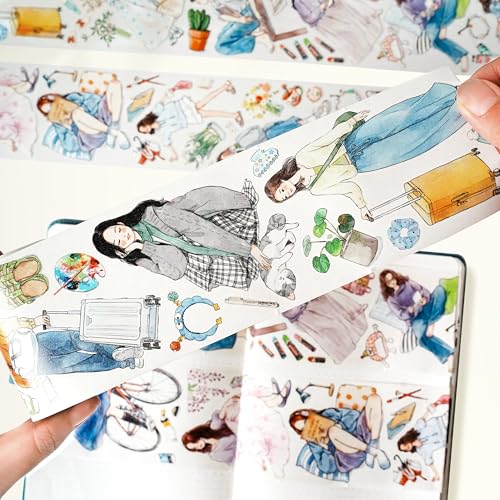 Pre Cut Hello Weekend Wide Washi Tape
