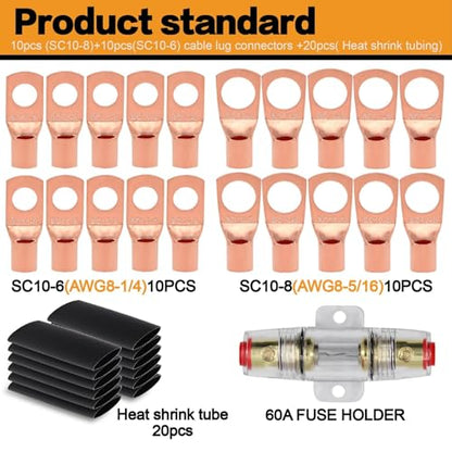 8 Gauge Wire Copper Aluminum CCA 50FT