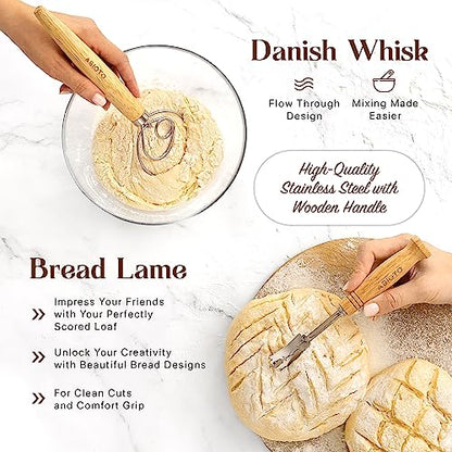 Banneton Baskets with Sourdough Bread Baking Supplies
