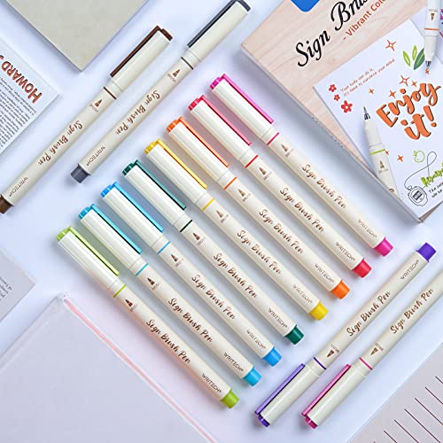Brush Tip Marker Pens (12 Count)