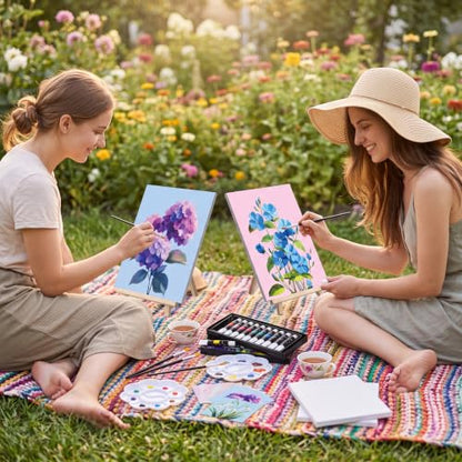 36 Pcs Paint and Sip Kit Gift for Adults 8''x10'' (36 Count)