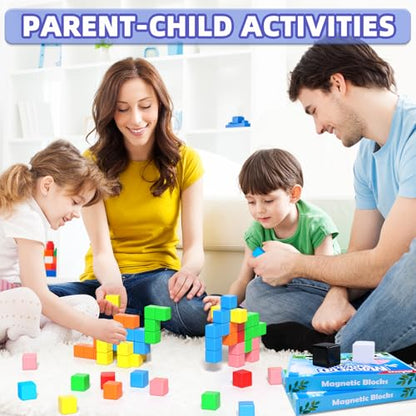 81pcs Magnetic Blocks (81 Count)