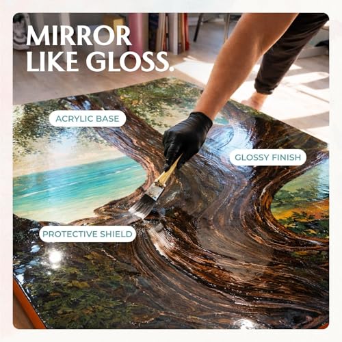 High Gloss Acrylic Varnish 33.81 fl oz 1000 ml (33.81 Fl Oz)