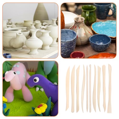 50PCS Wooden Clay Sculpting Tools
