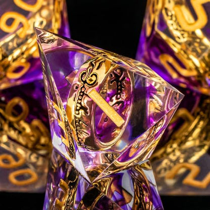 Magic Lord Rings DND Dice Set with Box