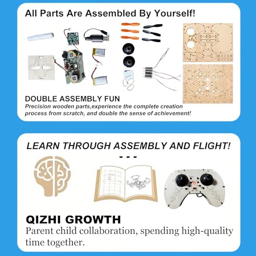 2026 New Diy Wooden Rc Drone Kit