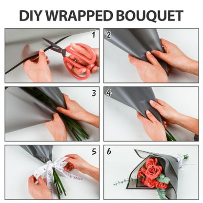 20 Sheets Flower Wrapping Paper (20 Count)