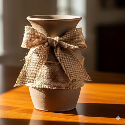 3 Pack Burlap Garland and Wreath Ribbon Wide 5" x 15 Yards Natural Jute 5 Inch 15 (45 Foot)