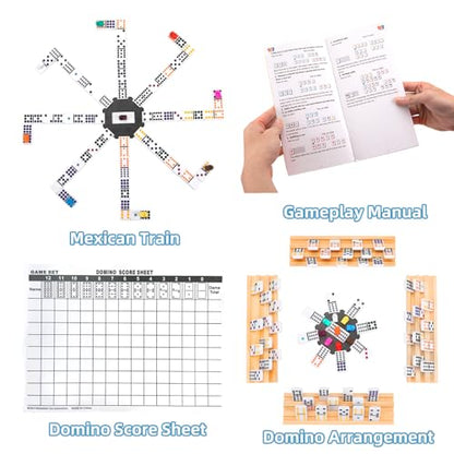 Mexican Train Dominoes Double 12