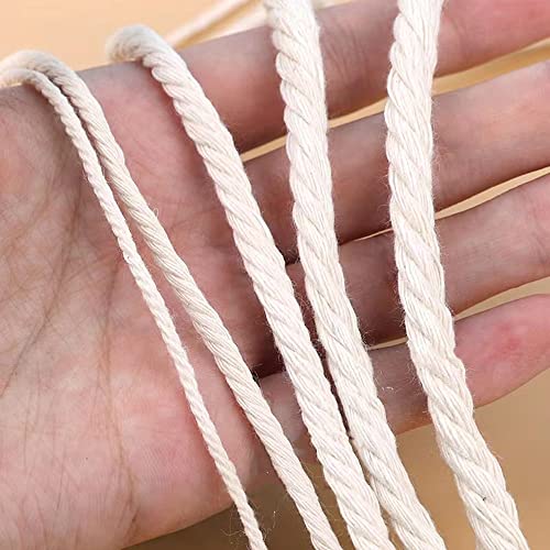 Cotton Macrame Cord 4mm x 328yards Natural Colored Macrame Supplies