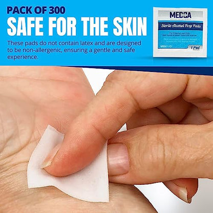 Alcohol Prep Pads (300 Count)